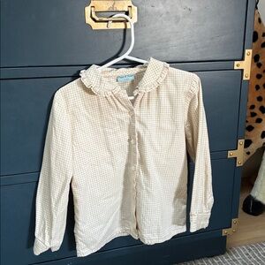 Papo d’ Anjo Girls Gingham Blouse